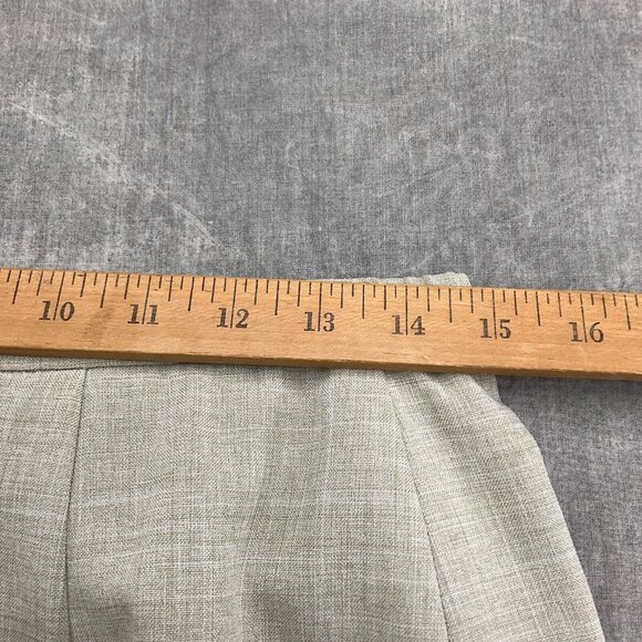 JG Hook Skirt Suit 10 40/25Wx23 Beige Side Elastic Woven Poly Classic Career VTG - Picture 14 of 16